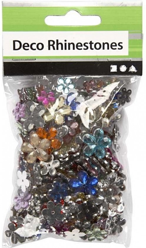 Ronde strass steentjes diamanten - zilver mix - 360x stuks - hobby | Fun en Feest