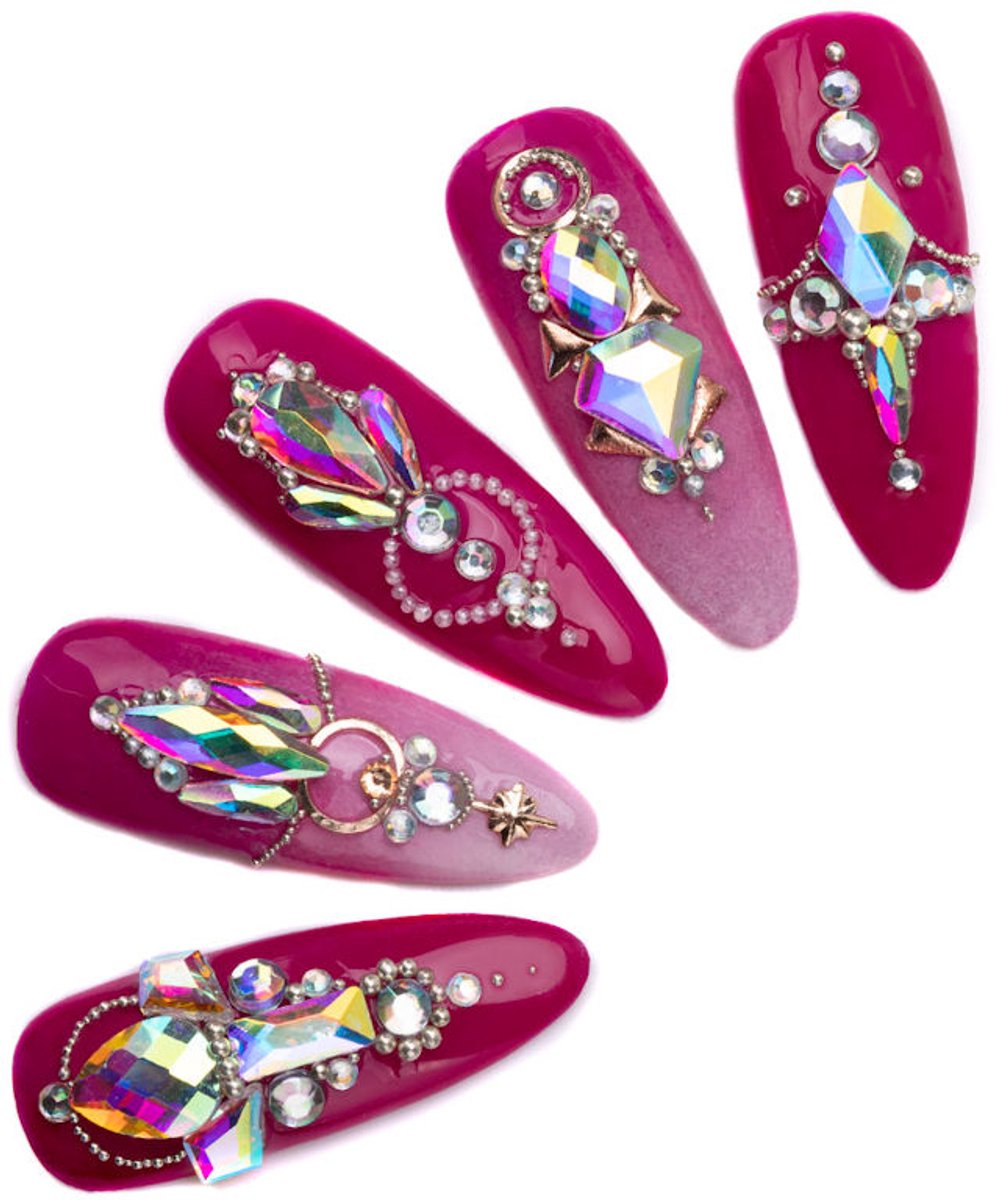 DRM Iriserende 3D Nageldecoratie Steentjes 20st. # 4
