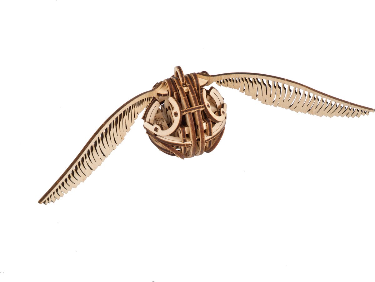 UGEARS 3D Modelbouw - Golden Snitch™ - Harry Potter™ - Mechanisch Bouwpakket Hout - Educatief Speelgoed — afbeelding 3