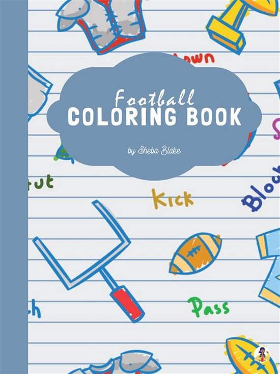 Football Coloring Book for Kids Ages 3+ (Printable Version) - cover