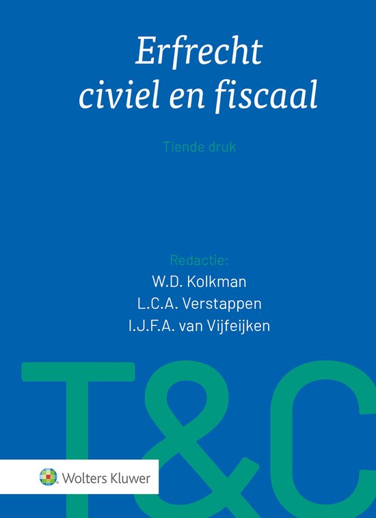 Tekst & Commentaar - Erfrecht civiel en fiscaal - cover