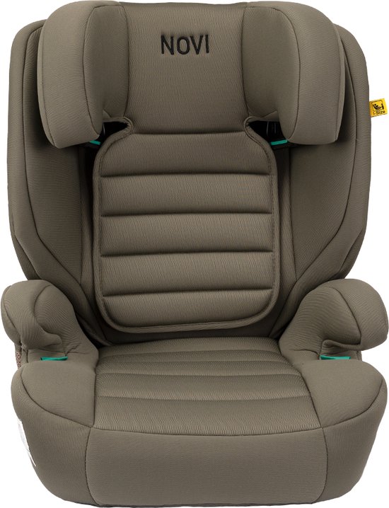 Novi Baby® James Premium Autostoel - i-Size - Gordel - Donker Taupe van Novi Baby® — afbeelding 5