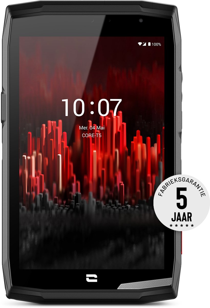 CROSSCALL Core-T5 - 8 inch - 64 GB - Zwart - Wifi