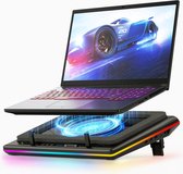 KLIM Glacier - Cooling Stand for Laptop with 6 Fans - NEW 2023 - with RGB Backlight - 11-17.3 inches - Cooling Pad for Gaming Laptop - Stable and Quiet - USB Powered KLIM Glacier - Cooling Stand for Laptop with 6 Fans - NEW 2023 - with RGB Backlight - 11-17.3 inches - Cooling Pad for Gaming Laptop - Stable and Quiet - USB Powered