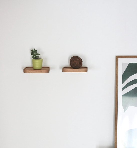 NATURE SUPPLIES Boekenkast voor kinderen, set van 3, kinderkast, wandrek voor de kinderkamer, ideaal voor boeken en speelgoed, Montessori-rek, natuurlijk hout