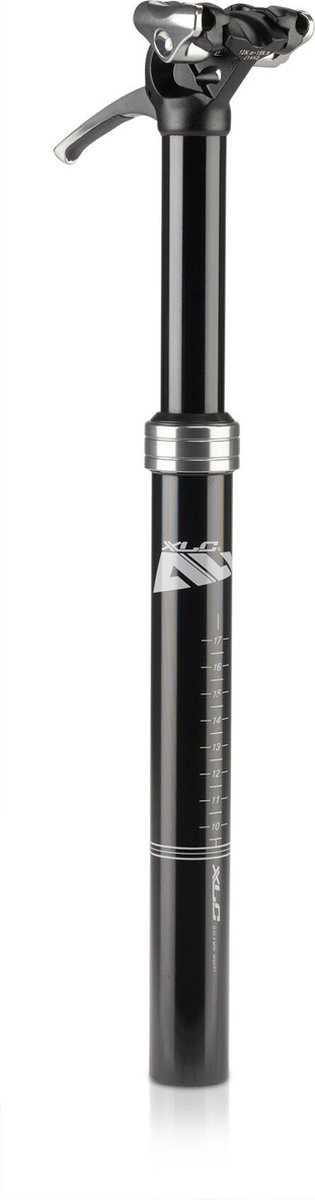 XLC sp-s07 zadelpen - comp - verend - 30.9x350mm - aluminium - 85-100kg - zwart