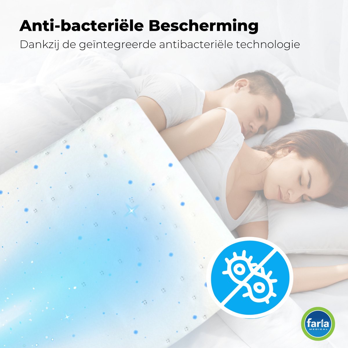 Elektrische Onderdeken Wasbaar - 150cm x 80cm - 3 Temperatuurstanden - Eenpersoons - ademend - snelle opwarming - anti bacterieel - Automatisch uitschakelen na 3 uur - wasbare elektrische onderdeken – foto 5