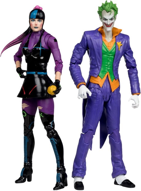 Foto: Dc multiverse action figures pack of 2 the joker punchline 18 cm