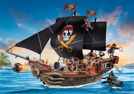 PLAYMOBIL Pirates Groot piratenschip - 71530