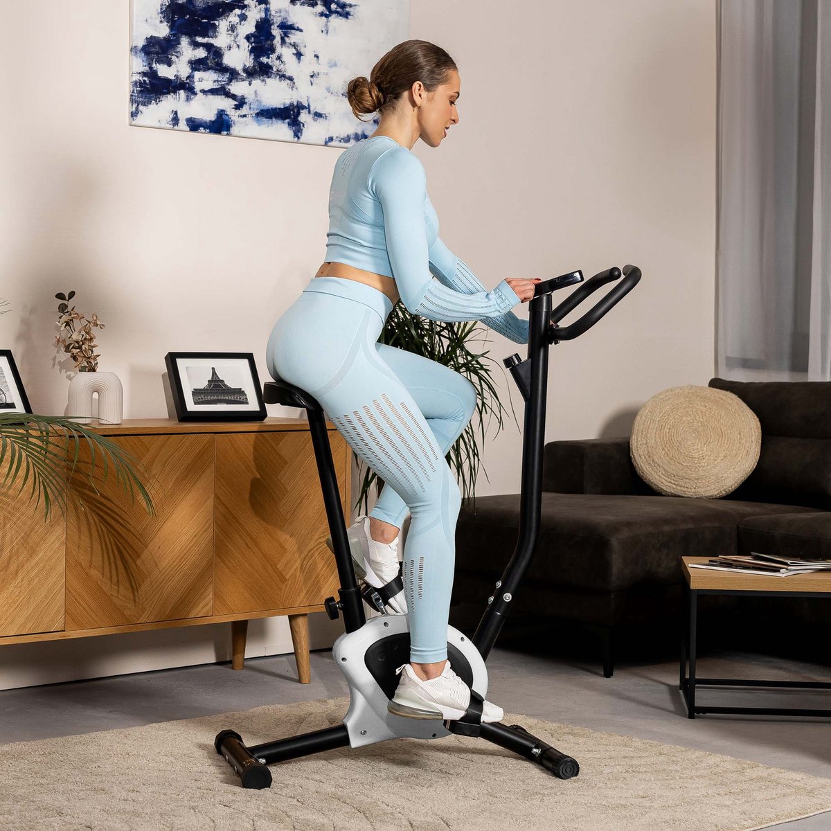 Hop-Sport Hometrainer HS-010H Rio - Compacte Magnetische - afbeelding 3