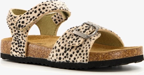 Scapino meisjes bio sandalen met cheetah print Bruin Maat 34 bol