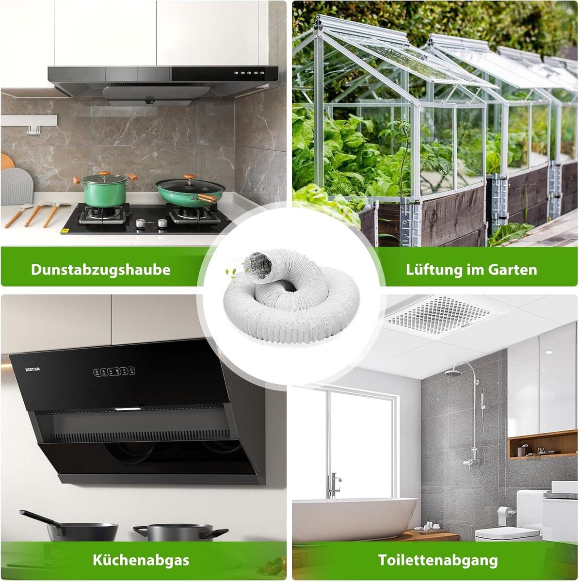 Flexibele Slang voor Ventilatie en Afzuiging