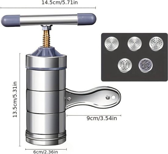 Nivard Pastamaker - Pastamachine - Lasagne - Spaghetti - Keukenmachine van Nivard — afbeelding 4