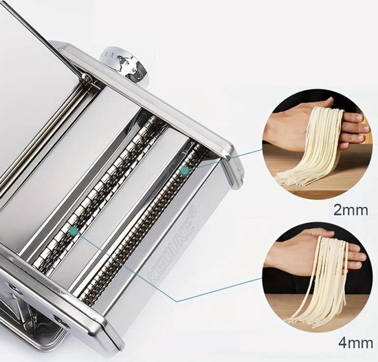 Nivard Pastamachine - Pastamaker - Lasagne - Spaghetti - Tagliatelle - Keukenmachine van Nivard — afbeelding 2