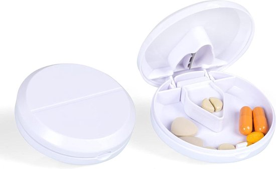Coupe-Pilule / Coupe-Comprimé - Accessoire Médical En Plastique, Neuf, Fabriqué En France