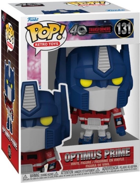 Toys Pop Rétro : Transformers G1 - Optimus Prime - Funko Pop #131