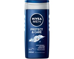 Nivea Men 24x Nivea Men Douche Protect & Care Body Face & Hair 250 ml