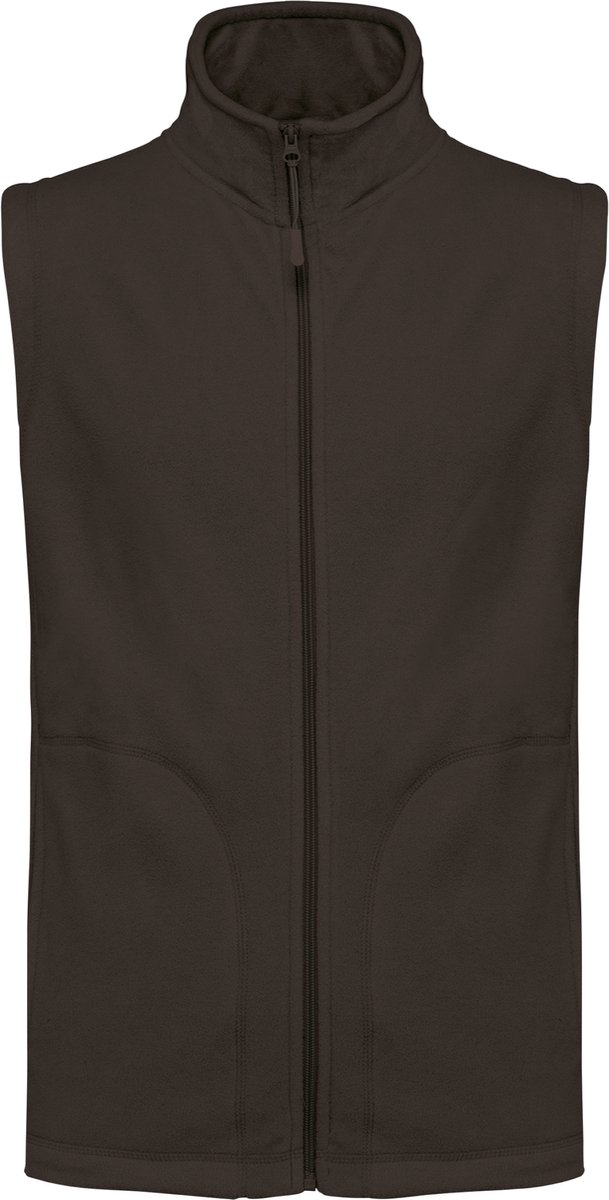 Kariban Bodywarmer van microfleece heren K913 - Chocolate - M