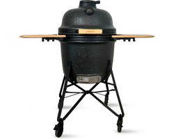 LEO Keramische BBQ oven antraciet 58cm - Grijs -