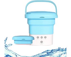 Draagbare Inklapbare Mini Wasmachine met Timer - Ideaal voor Reizen en Kamperen - Ultrasone Wasmachine voor Ondergoed, Sokken, Fruit, Groenten - Capaciteit van 45 Liter - Mini wasmachine
