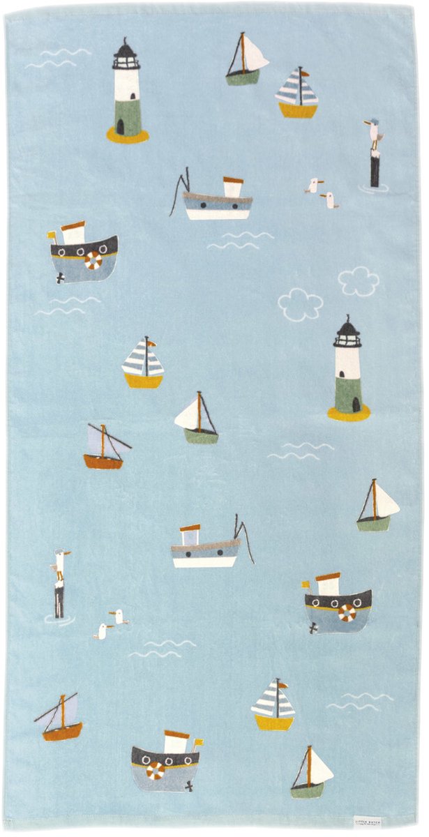 Bol.com Little Dutch - Strandlaken - Sailors Bay - 60x120 cm - 100% katoen aanbieding
