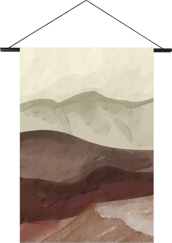 Art for the Home XL Wandkleed Aquarel Horizon 150x100cm
