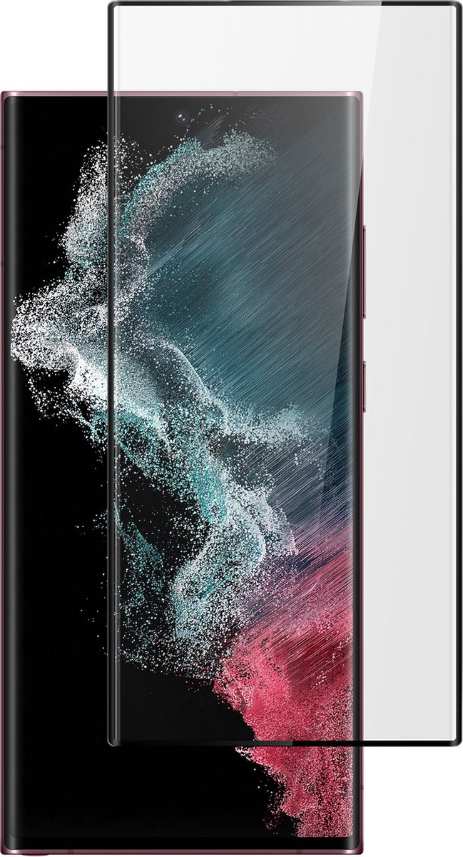 Geschikt voor Samsung Galaxy S22 Ultra gehard glas 9H volledige hechting afgeschuinde rand