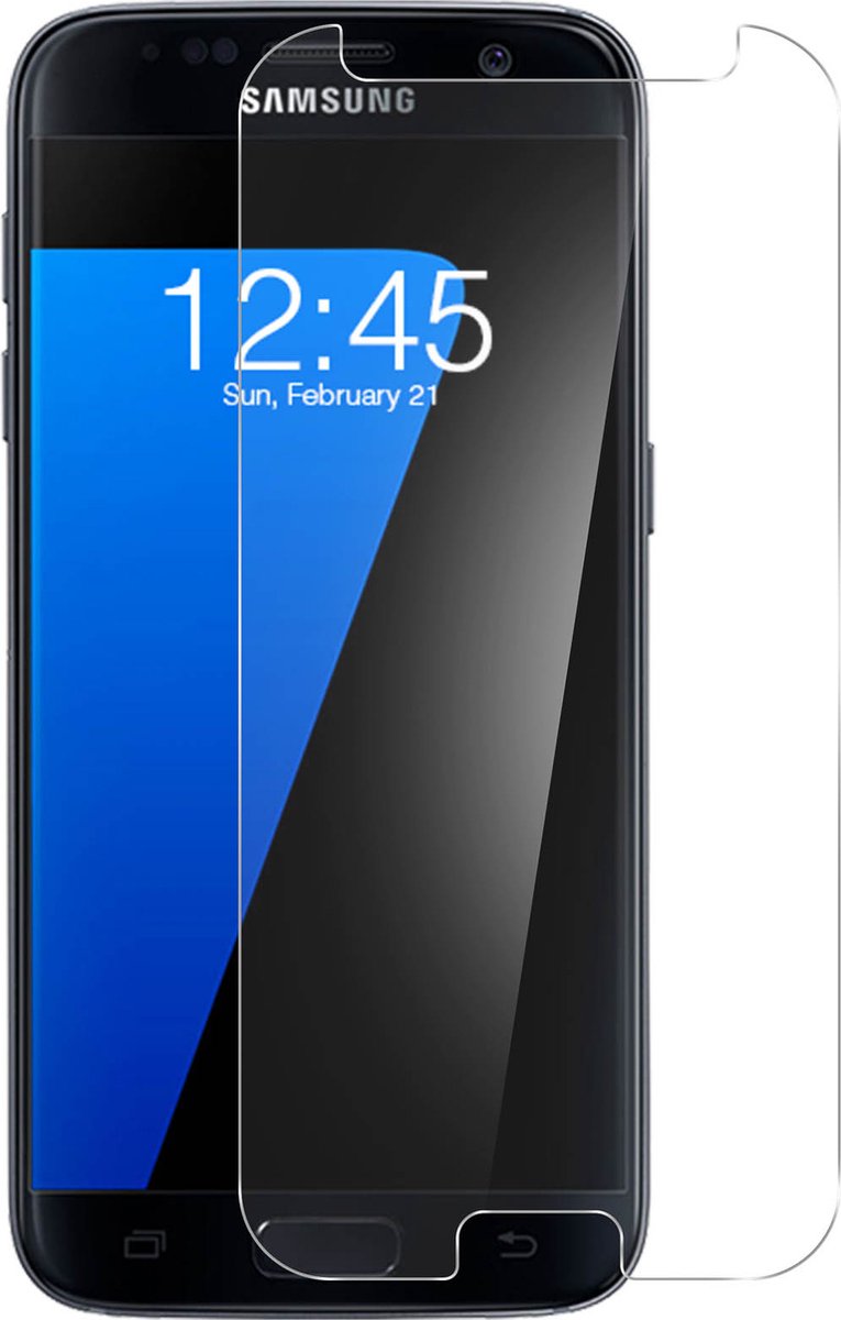Forcell, getemperd glas beschermende folie Geschikt voor Samsung Galaxy S7 flexibele glasbescherming, Transparant