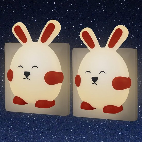 Veilleuse Kinder - Décoration murale pour prise électrique - Économe en énergie - Lumière d'ambiance pour enfants - Cadeau de baptême - Environnement de sommeil magique
