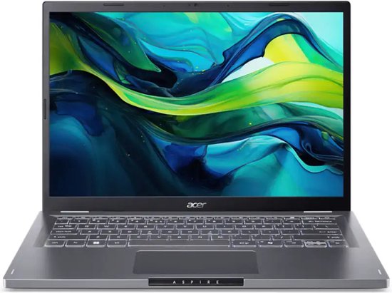 Aspire 14 A14-51M-51F4 - Laptop - 14 inch - Core 5 - 16GB - 512GB SSD - Verlicht toetsenbord - Grijs - Acer - Hoofdafbeelding