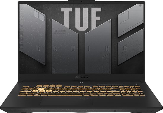ASUS TUF Gaming F17 FX707ZC4-HX111W Intel® Core™ i5 i5-12500H Laptop 43,9 cm (17.3") Full HD 16 GB DDR4-SDRAM 512 GB SSD NVIDIA GeForce RTX 3050 Wi-Fi 6 (802.11ax) Windows 11 Home Nederlands Grijs - ASUS - Hoofdafbeelding