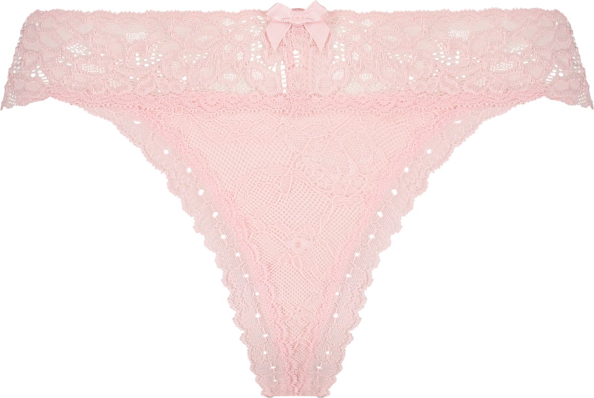 Hunkemöller Dames Lingerie String Madison - Roze - maat S