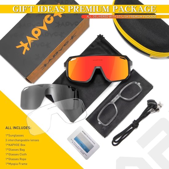 Lunettes de soleil polarisées pour cyclisme en plein air, lunettes de soleil de sport UV400 vtt acheter à prix bas - livraison gratuite, avis réels avec des photos