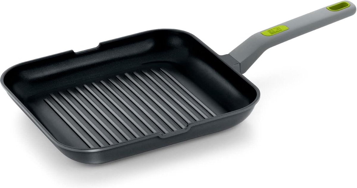 Grillpan van 28 cm met levensstrepen
