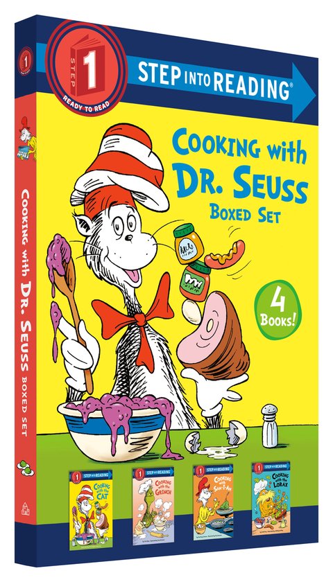 Step into Reading Boxed Set- Cooking with Dr. Seuss Step into Reading 4-Book Boxed Set