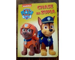 Nickolodeon Paw Patrol kartonboek - Chase en Zuma en de vuurtoren - puppies - peuterboek - kartonboekje - kraamcadeau