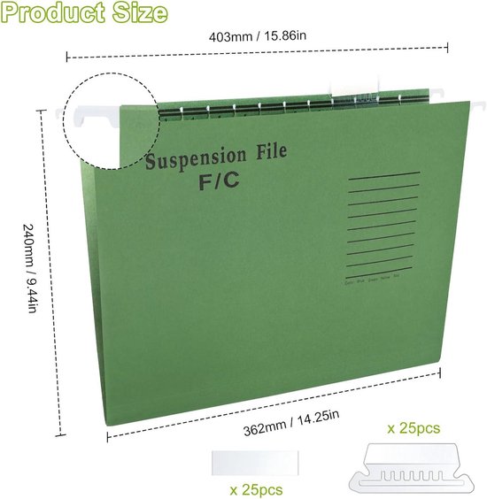 Srvnpioy 12 Stuks Foolscap hangmappen met tabbladen en kaartinzetstukken voor archiefkasten, Roze, afmetingen 41 x 25 x 37 cm, plastic Foolscap hangende archiefmappen