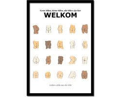 Toilet - WC poster grappig 