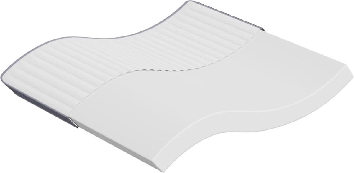 vidaXL - Schuimmatras - middelzacht - 180x200 - cm