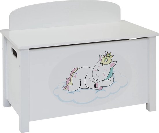 Bieco Speelgoedkist met deksel, padvinder, groot opvouwbaar, 60 x 30 x 35 cm, opbergdoos voor kinderen, zitbank met opbergruimte