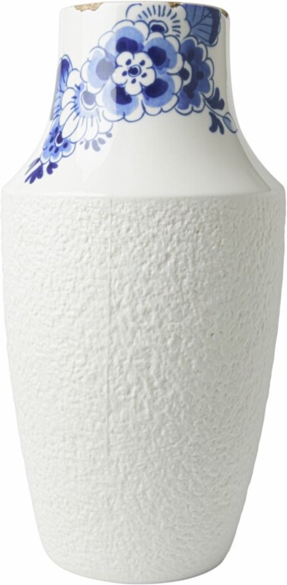 Heinen Delfts Blauw Vaas Blauw Bloesem - Porselein - 30 cm Delfts blauw