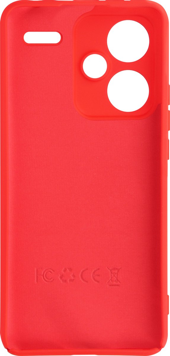 Avizar Hoesje voor Redmi Note 13 Pro Plus Fast Cover Serie Antislip, Rood