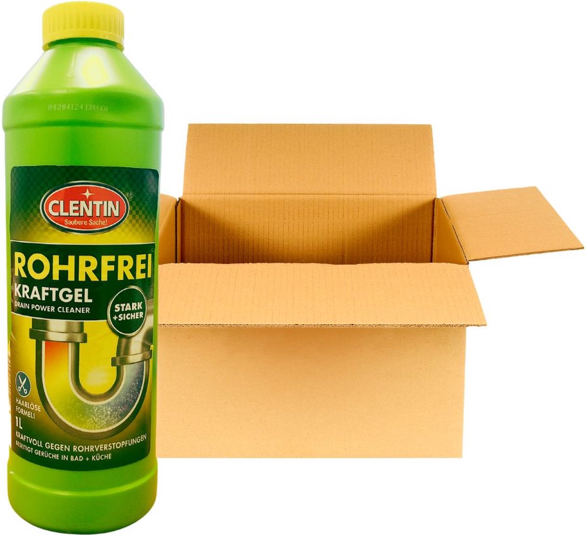 Clentin Vloeibare ontstopper Doos 11 x 1 L