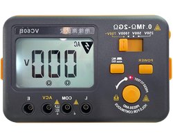Digitale isolatieweerstandstester Megohmmeter Megger meter 2GΩ weerstand AC 750 V LCD-display - Spanningsmeting