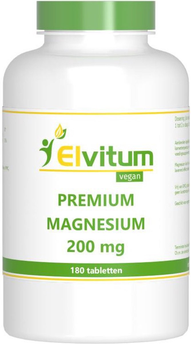 Elvitum Premium magnesium 200mg 180 Tabletten