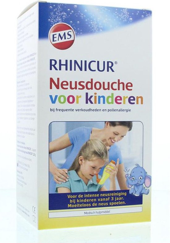Rhinicur - Neusdouche kind met 4 zakjes - 1 Set