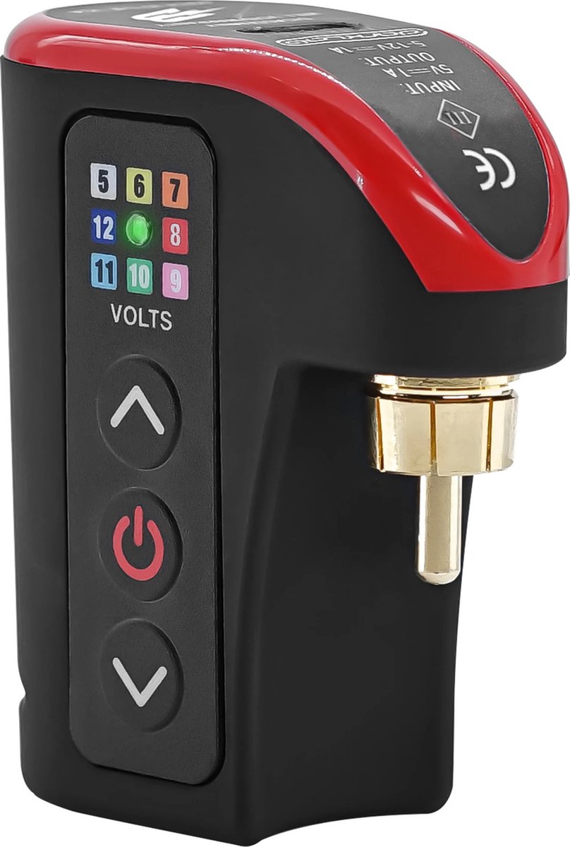 FK Irons Lightning Bolt Battery Pack - RCA Wireless Battery - Single Pack | Premium Professionele Tattoo Machine | Draadloze Tatoeage Pen | Wireless | PMU Gun | Zelf Tatoeëren Kit | Cartridges | Naalden | Beginner & Gevorderden Set 1RL | 3RL | 7RL