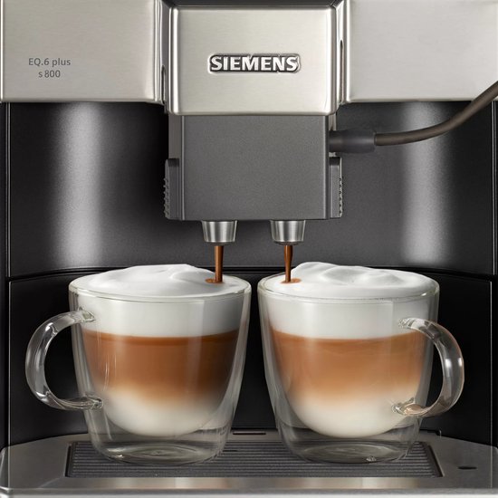 Siemens EQ.6 Plus S800 Espressomachine Zwart