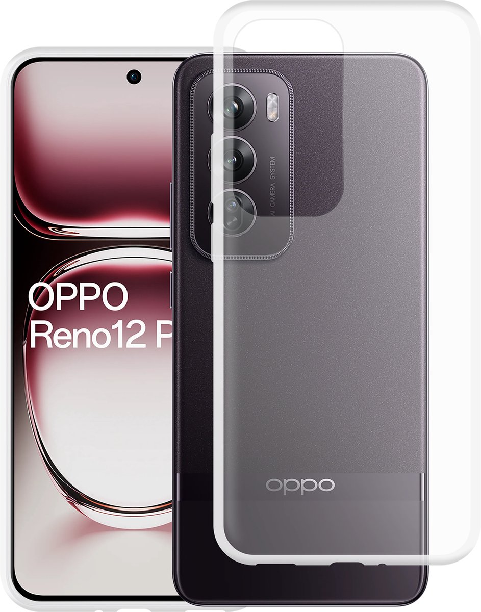 Cazy hoesje geschikt voor Oppo Reno12 Pro Hoesje Siliconen - Flexibele Case - Transparant