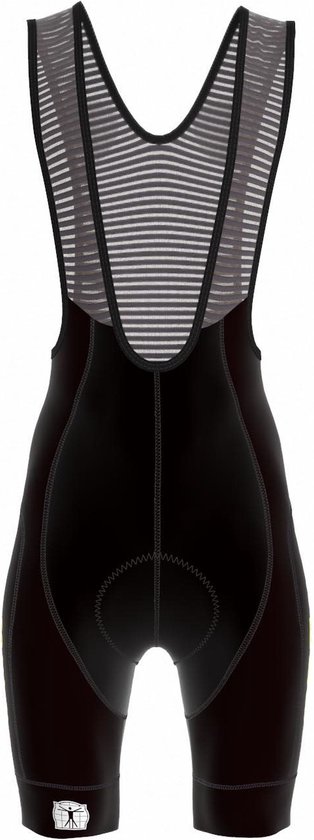 Bioracer Fietsbroek Heren Met Zeem - Officieel Team Belgium 2025 Olympische Editie - Model 'Icon' - Zwart - Maat XL - Fietskleding Heren